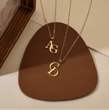 Fashionable Stainless Steel Custom English Letter Necklace
