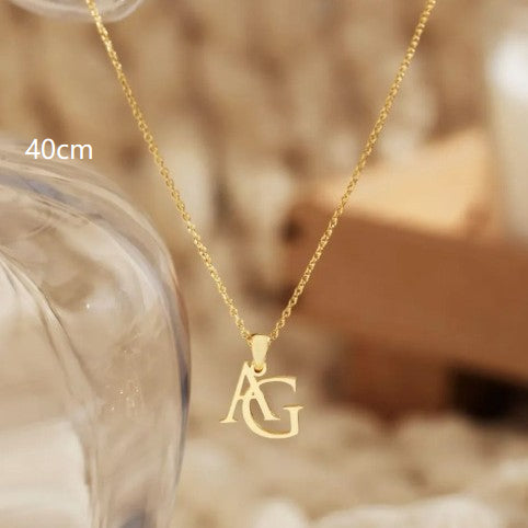 Fashionable Stainless Steel Custom English Letter Necklace